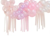 Mix It Up Pink And Rose Gold Streamer Backdrop