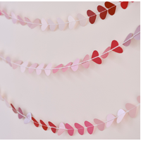You and Me Pink & Red Hearts Paper Confetti