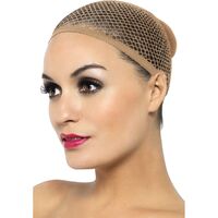 Nude Mesh Wig Cap Costume Accessory