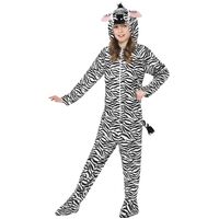 Zebra Child Costume Size: Large