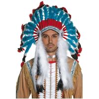 Authentic Western Indian Headdress Costume Accessory 