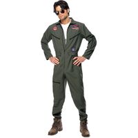 Top Gun Jumpsuit Adult Costume Size: Large
