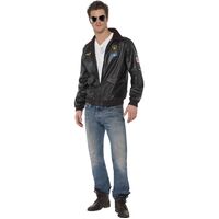Top Gun Bomber Adult Costume Jacket Size: Extra Small