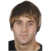 Short Brown Guy Wig Costume Accessory