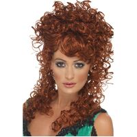 Auburn Saloon Girl Wig Costume Accessory