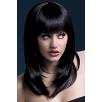 Fever Tanja Wig Black Costume Accessory