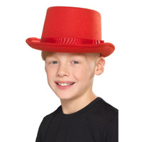 Top Hat Child Red Costume Accessory