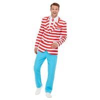 Where's Wally? Adult Mens Costume Suit Size: Medium