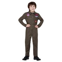 Top Gun Jumpsuit Child Costume Size: Toddler Small