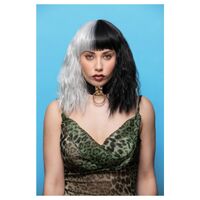 Manic Panic Dark Side Of The Moon Trash Goddess Wig Costume Accessory