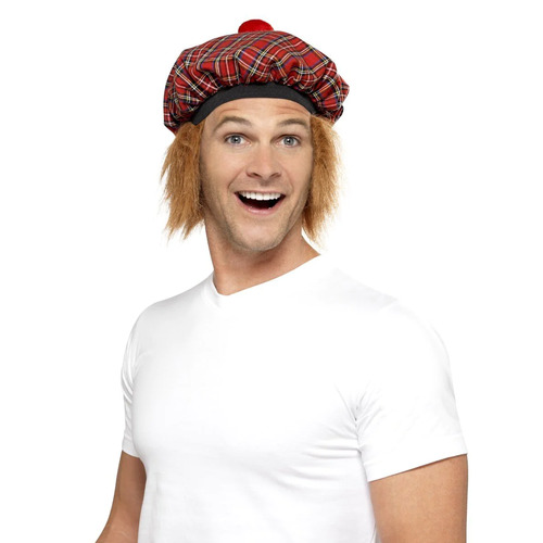 Tam-O-Shanter Tartan Hat Costume Accessory