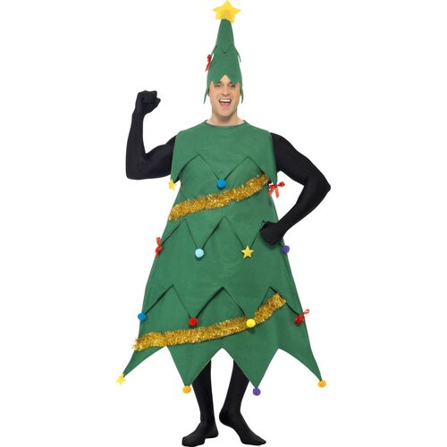 Christmas Tree Deluxe Adult Costume Size: One Size Fits Most