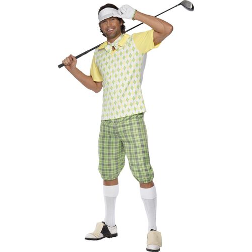 Gone Golfing Mens Adult Costume Size: Medium