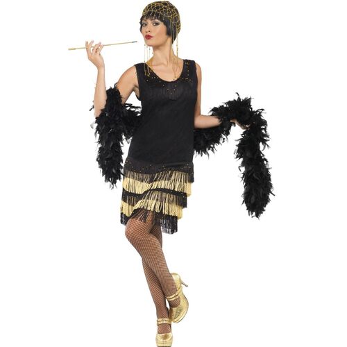 Fringed Flapper Adult Costume Size: Large