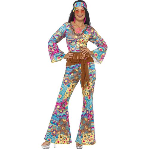 Hippy Flower Power Adult Costume Size: Medium