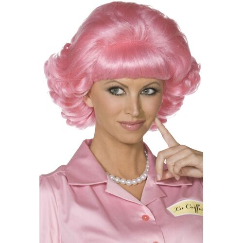 Grease Pink Frenchy Wig Costume Accessory