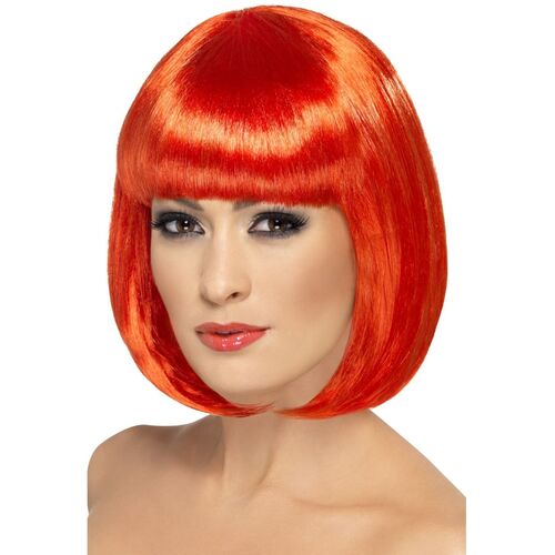 Short Bob Red Partyrama Wig Costume Accessory