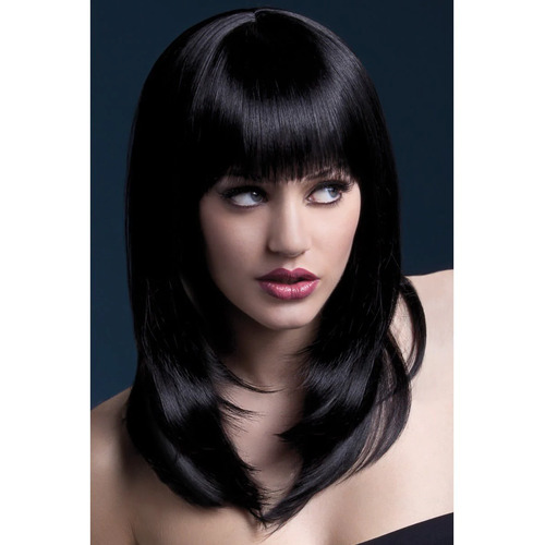 Fever Tanja Wig Black Costume Accessory