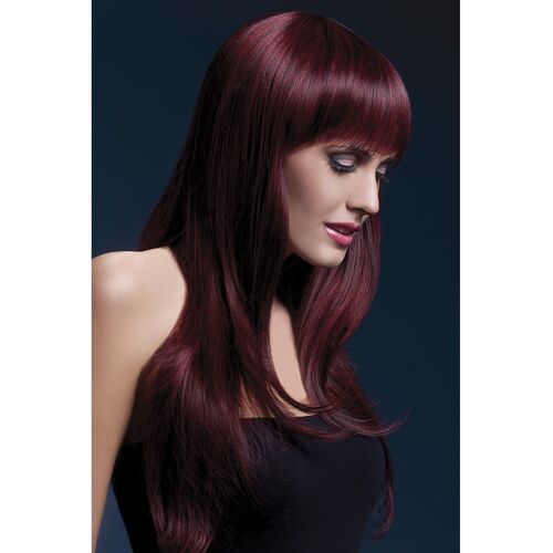 Fever Sienna Wig Black Cherry Costume Accessory 