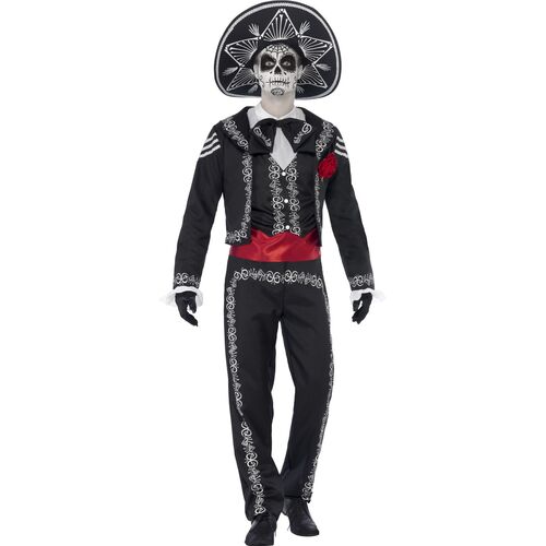 Day of the Dead Senor Bones Adult Costume Size: Medium