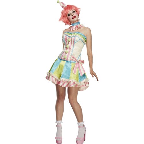 Vintage Clown Adult Costume Size: Small