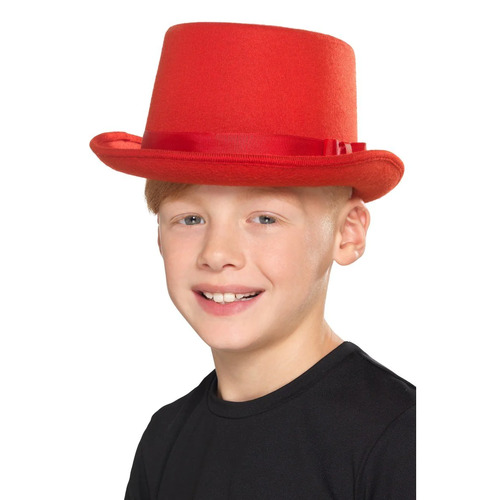 Top Hat Child Red Costume Accessory