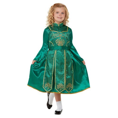 Irish Dancer Deluxe Child Costume Size: Large