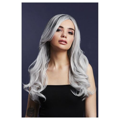 Fever Khloe Wig Ice Silver Costume Accessory 