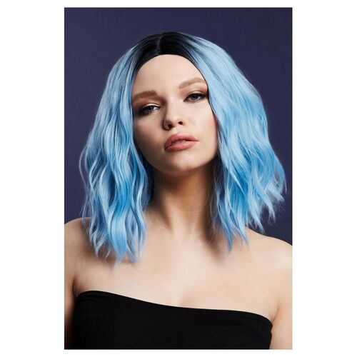 Fever Cara Wig Baby Blue Costume Accessory 