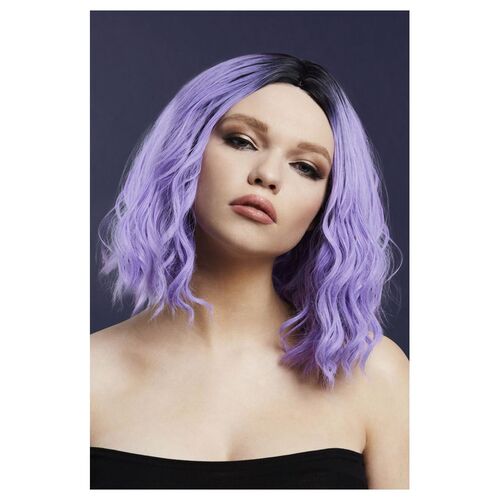 Fever Cara Wig Violet Costume Accessory 