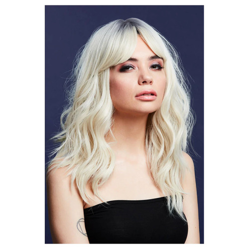 Fever Ashley Wig Two Toned Blend Ice Blonde Costume Accessory