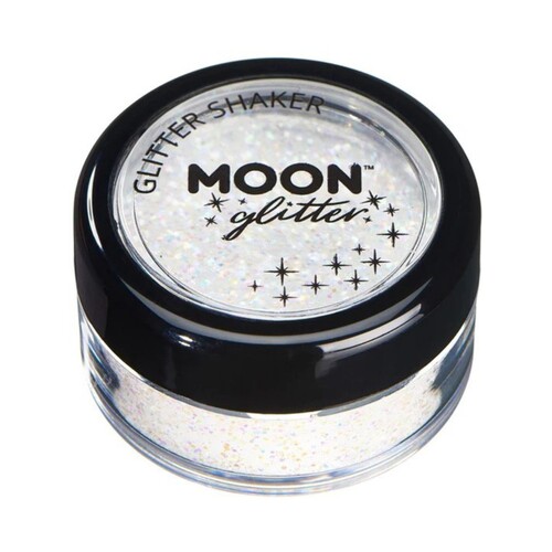 Moon Glitter Pastel Glitter Shaker 5g White