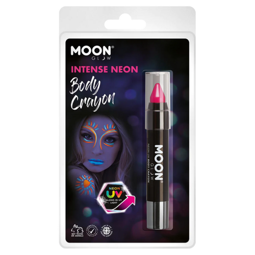 Moon Glow Intense Neon UV Body Crayon 3.2g Intense Pink